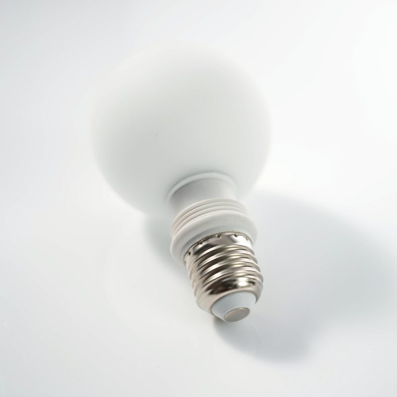 Frosted White Glass LED Bulb Cover (2)