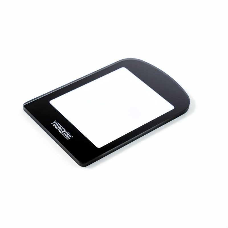 Silk screen glass front screen non-touch LCD display